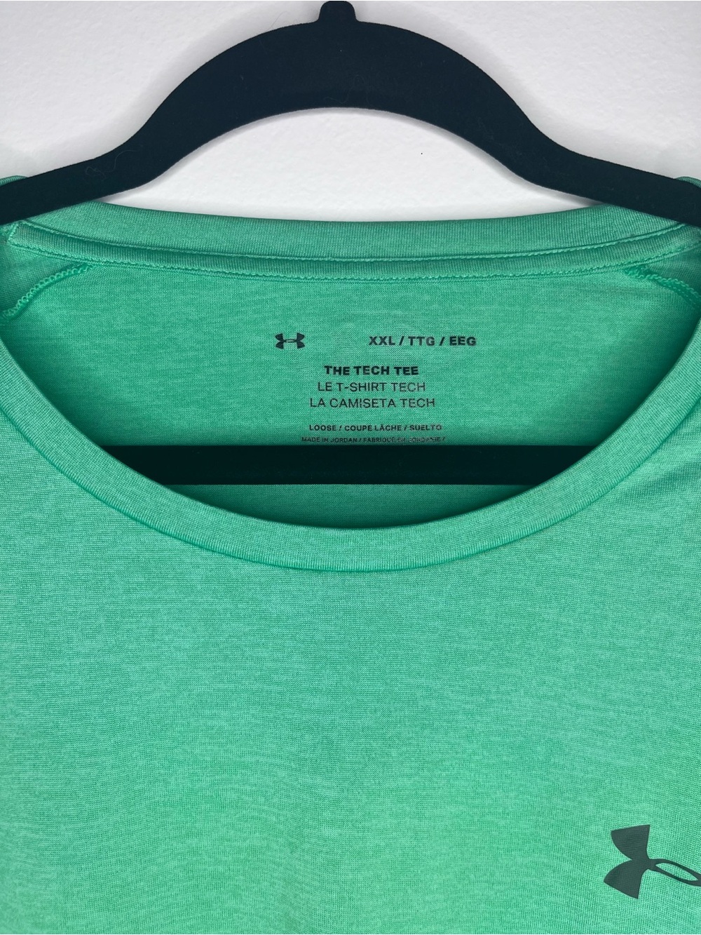 Under Armour Green Short Sleeve Athletic Tee - Picture 3 of 3